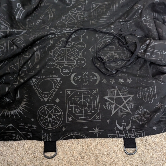 Killstar Unholy Sabbath Crop Hoodie - Picture 6 of 6